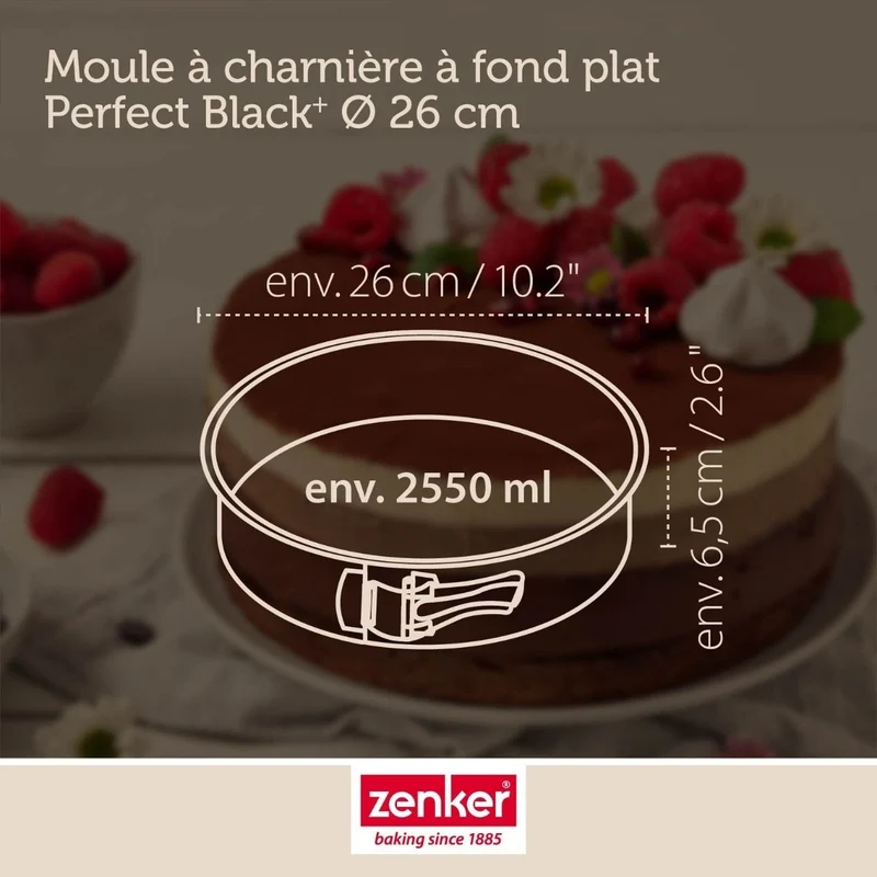 Set de 3 ustensiles de pâtisserie en acier et plastique PerfectBack+ PerfectBack+ Zenker PerfectBack+