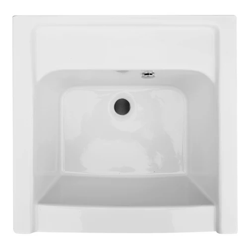Meuble de lavage avec évier en céramique - Classic blanc 50x50 cm