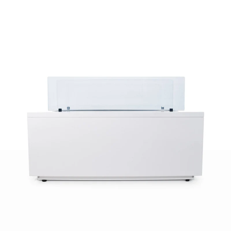 Cheminée au bioéthanol sur pied pour intérieur et extérieur L100xP40xH40 cm