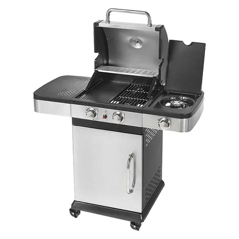 Barbecue à gaz 'Indianapolis 3 Titane' cm. 120X50XH.130
