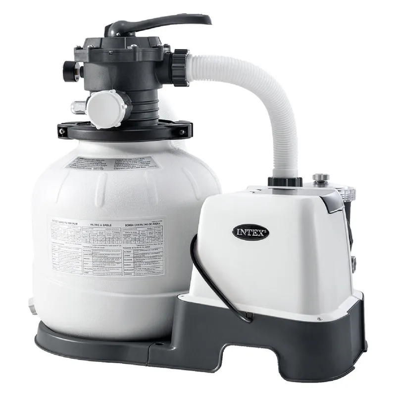 Pompe de filtration à sable avec chlorinateur pour piscines Art. 26676 Intex