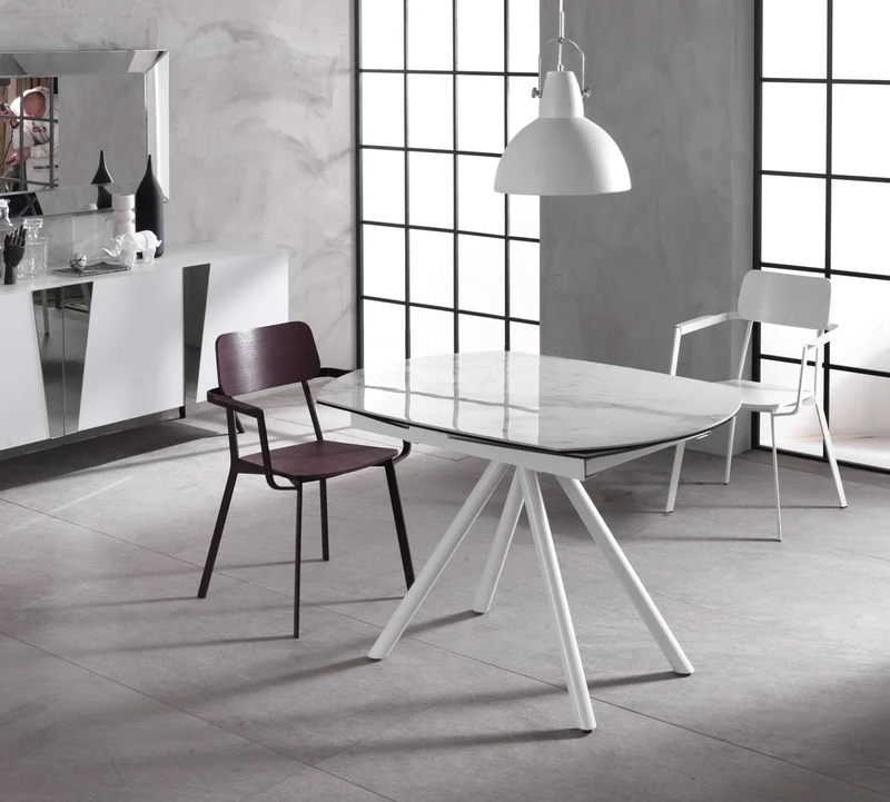 Table extensible 120-180 x 90 cm