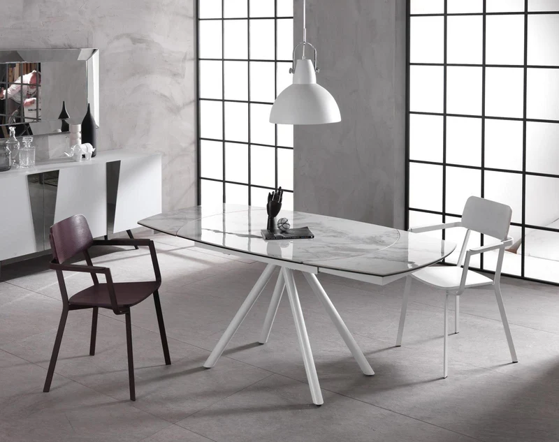 Table extensible 120-180 x 90 cm