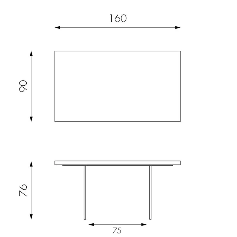 Table extensible en placage de chêne et pieds en verre trempé 160/240x90x76h cm