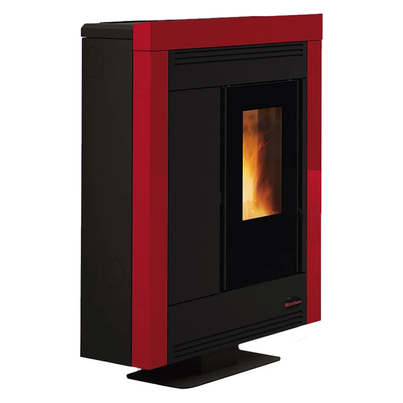 Poêle à pellets 'Souvenir Steel Evo' couleur Bordeaux