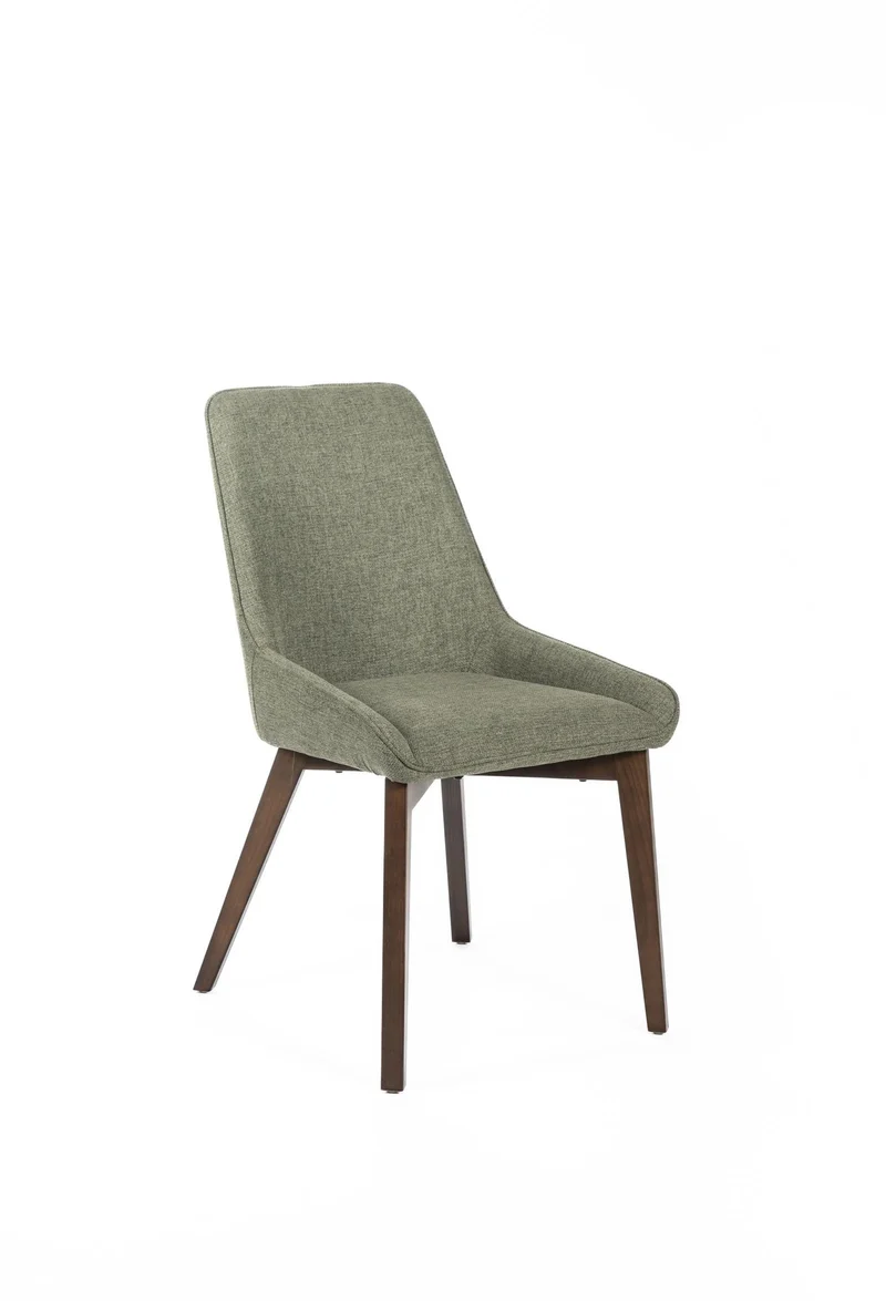 4x Chaise en Tissu Vert 62cm x 49,5cm H.87cm