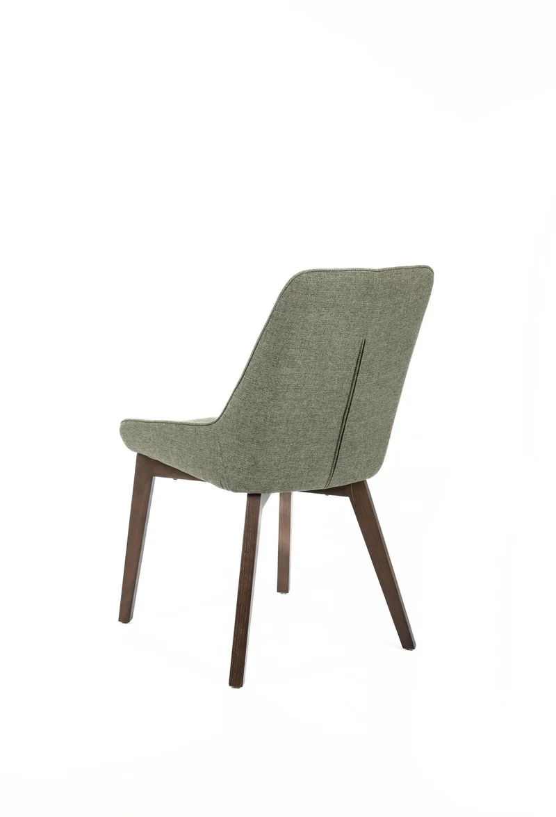 4x Chaise en Tissu Vert 62cm x 49,5cm H.87cm