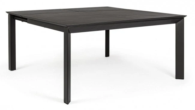 Table de jardin extensible Konnor anthracite largeur 110-160 cm