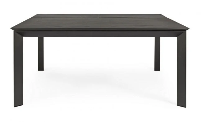 Table de jardin extensible Konnor anthracite largeur 110-160 cm