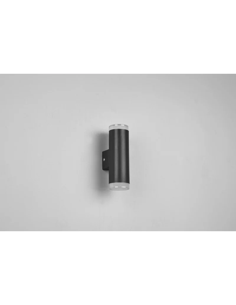 Applique Salle de Bain Double Rayon LED Noir IP44 Trio Lighting