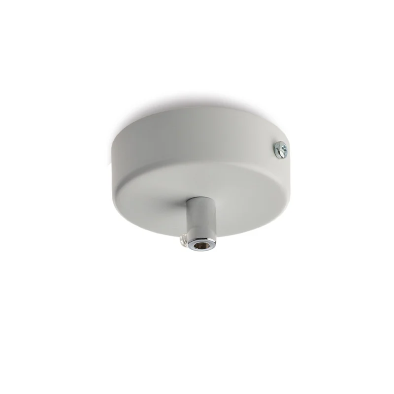 Rosace multicâbles en fer blanc diamètre 8 avec 1 trou H.3 - Ø8