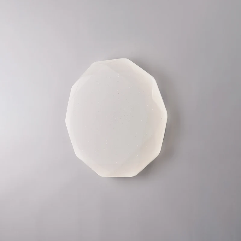 Plafonnier acrylique blanc diamètre 30 avec LED CCT intégrée + télécommande H.7 - Ø 30