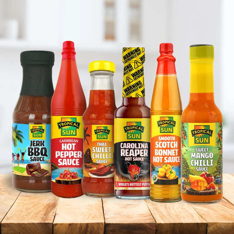 Chilli, BBQ & Hot Pepper Sauce Bundle (9-Item Set)