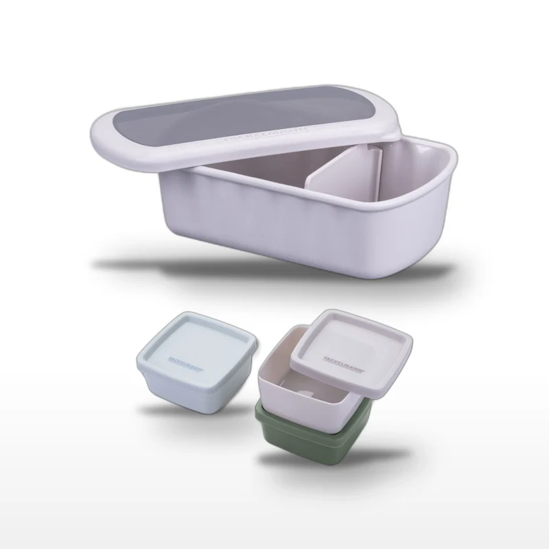 Lot de 1 lunch box 1L avec 3 boîtes à sauce Fackelmann Storage