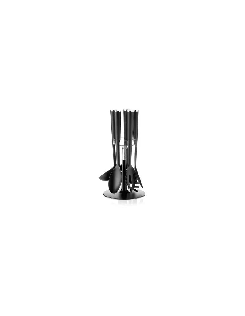 Lot de 5 louches antiadhésives avec socle