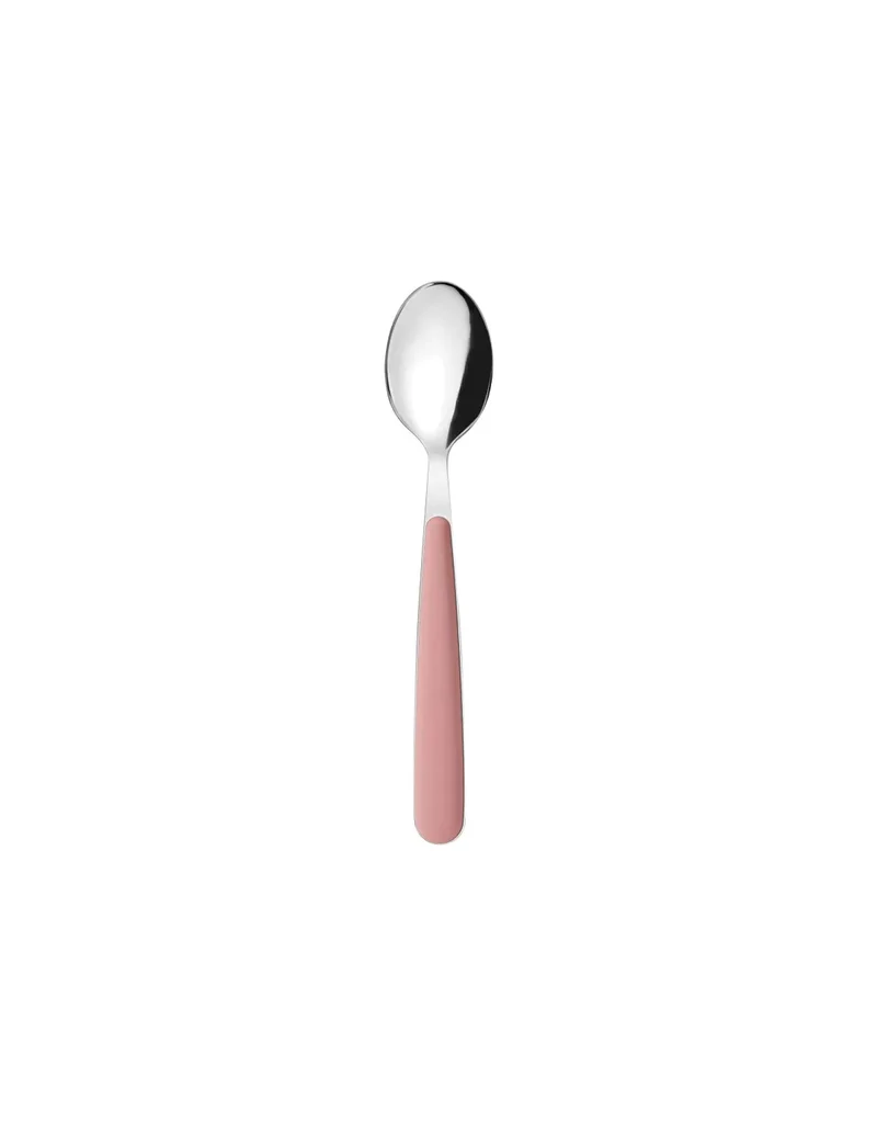 Cuillère de table en acier inoxydable rose