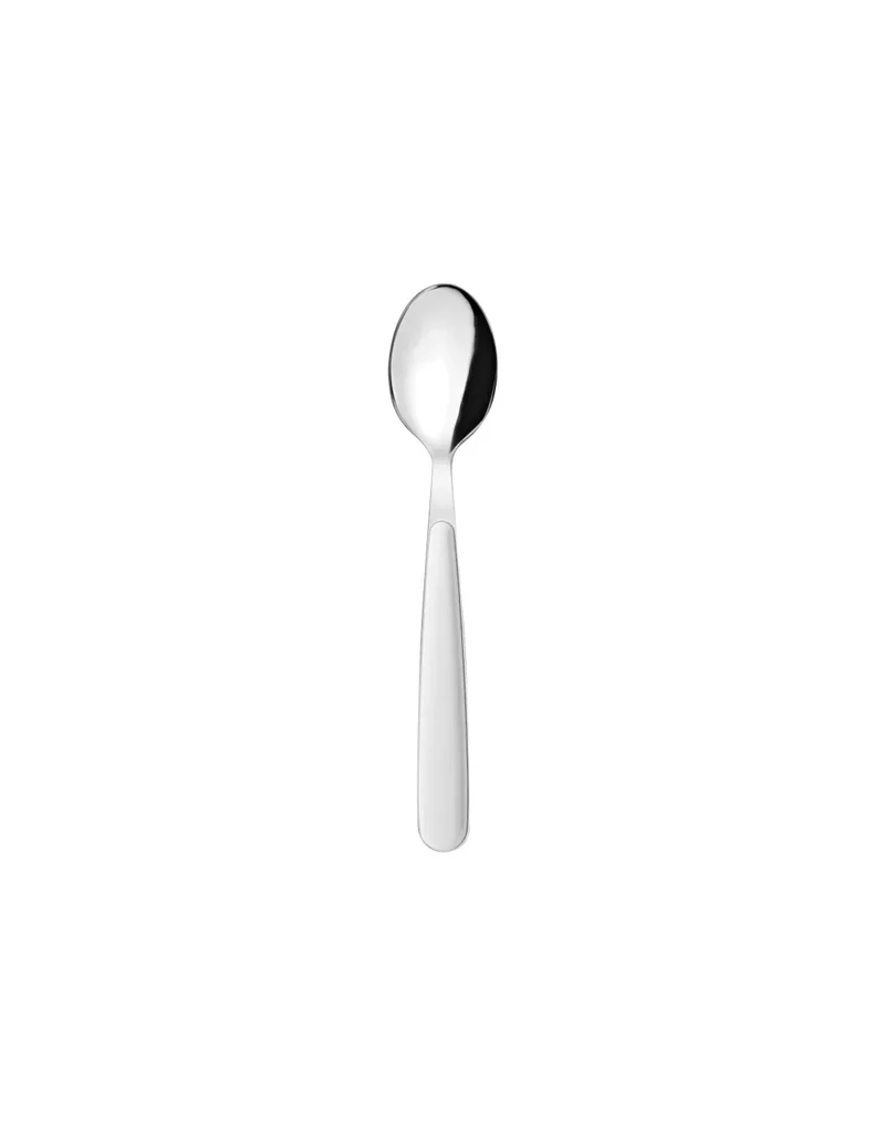 Cuillère de table en acier inoxydable blanche