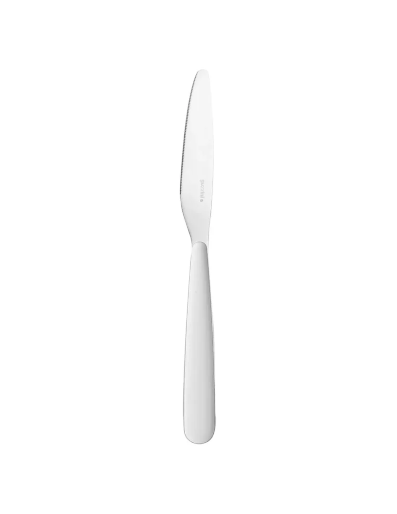 Couteau de table en acier inoxydable blanc