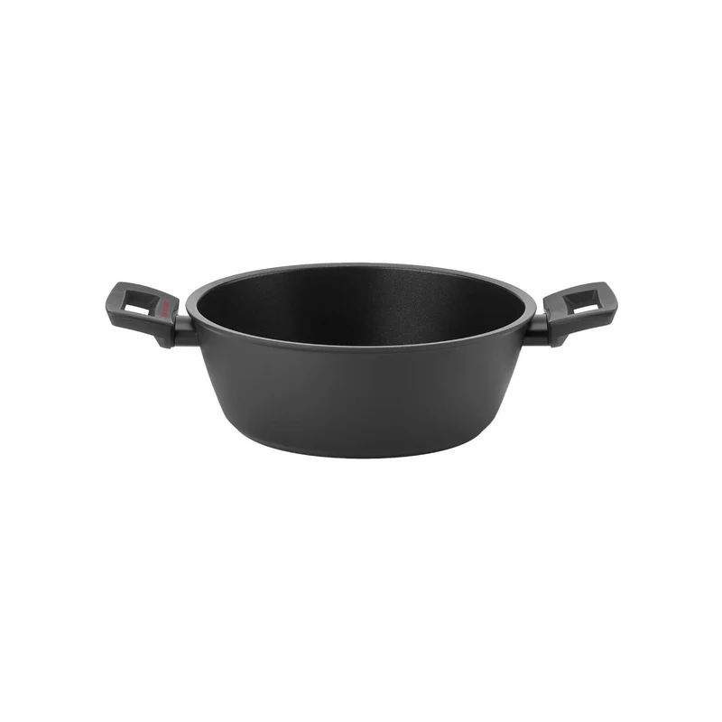 Casserole noire à double anses 24 cm