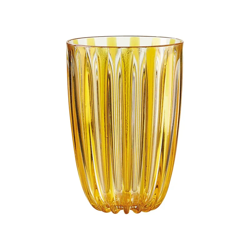 Grand verre tumbler ambré