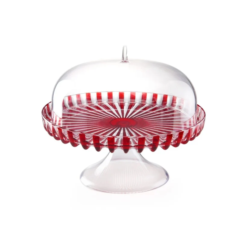 Support rouge avec pied 31 cm