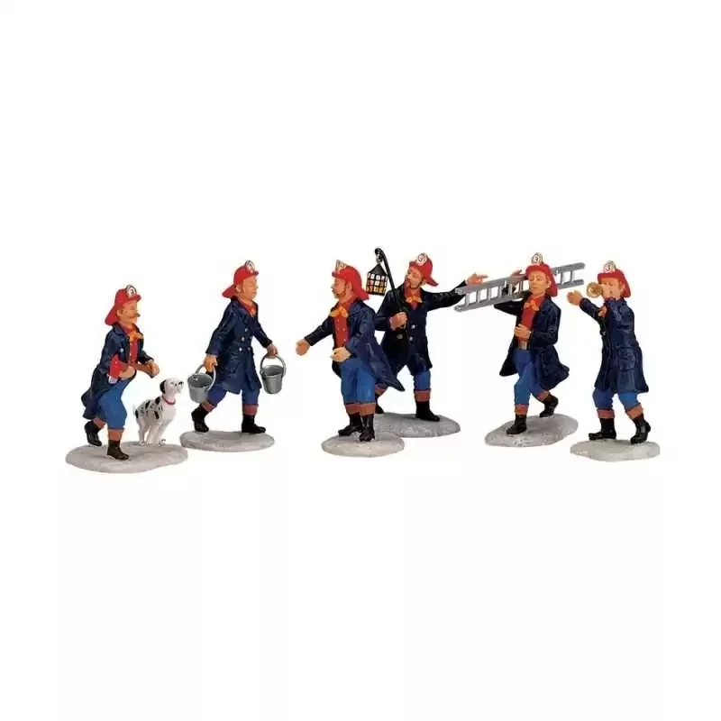 Ensemble pompier 19 x 8 x 6,9 cm