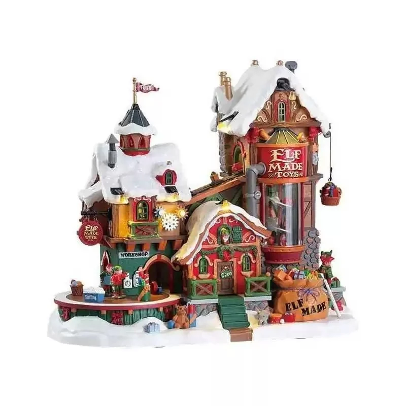 Usine de jouets elfe 26,5x30x18 cm