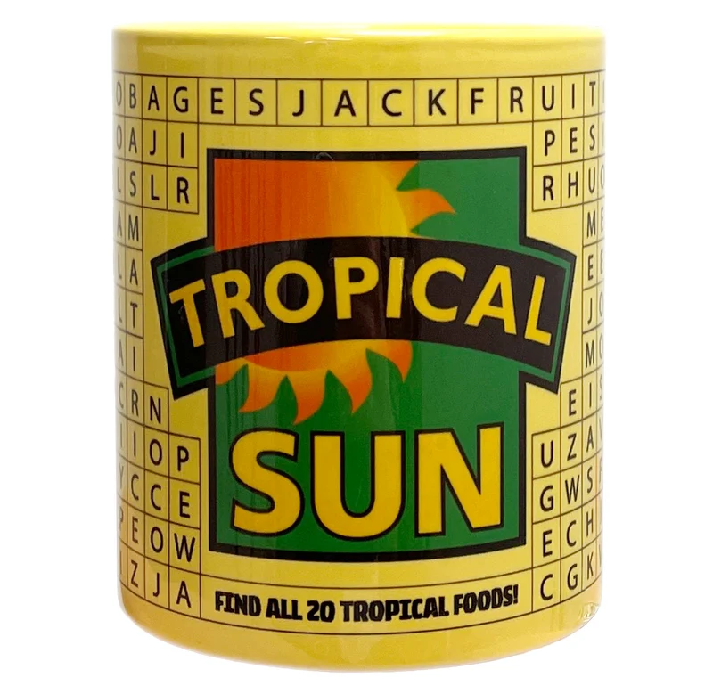 Tropical Sun Word Search Mug