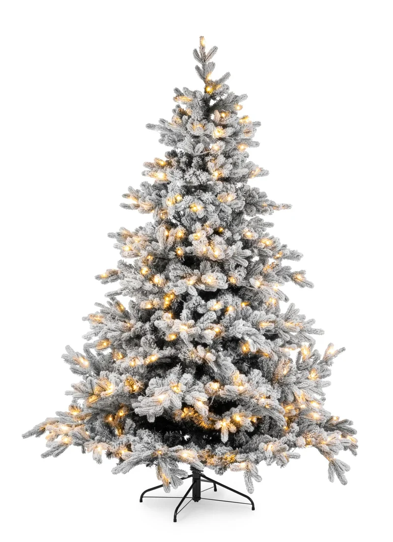 Sapin de Noël enneigé 180x130 cm