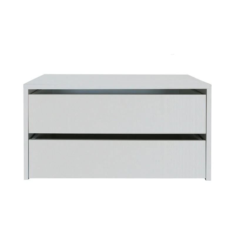 Commode en bois blanc pour intérieur H.50xL.86,5xP.45 cm