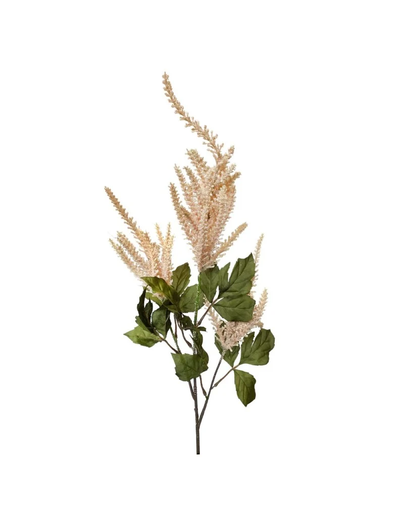 Branche d'astilbe artificielle x3 - h.1 m - saumon
