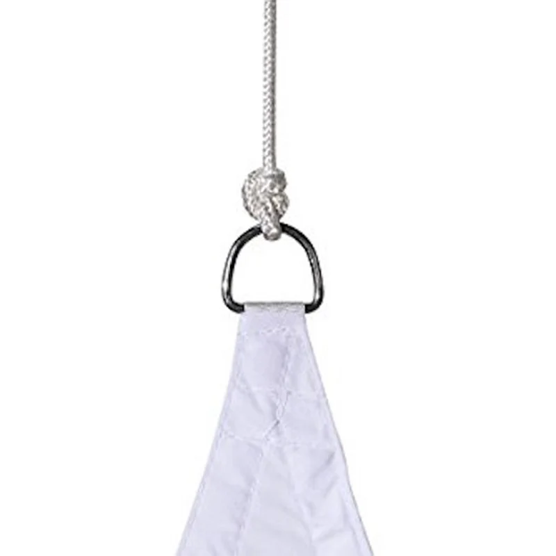 Auvent Triangulaire Imperméable en Tissu 5x5x5 m - Blanc