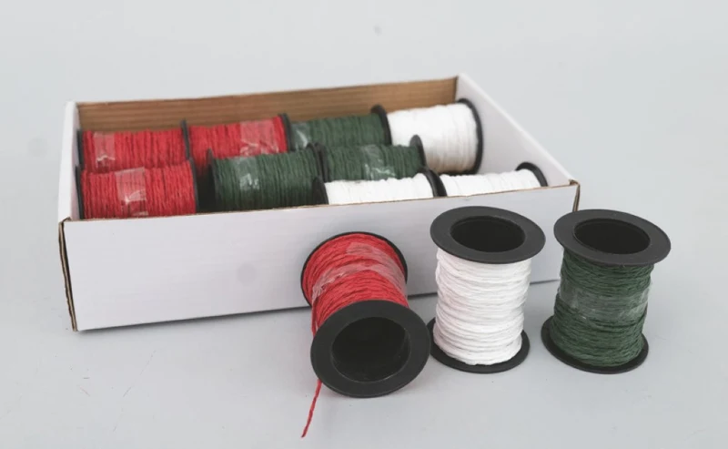 10 m de ruban papier couleurs assorties