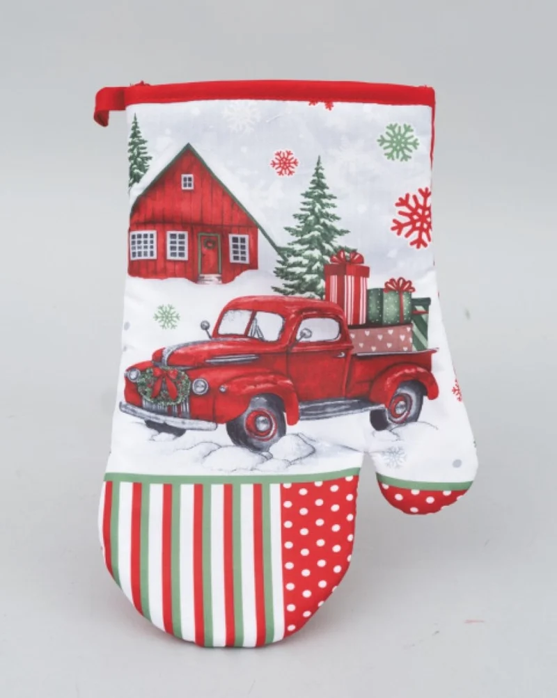 Gant de cuisine Noël 30x20 cm