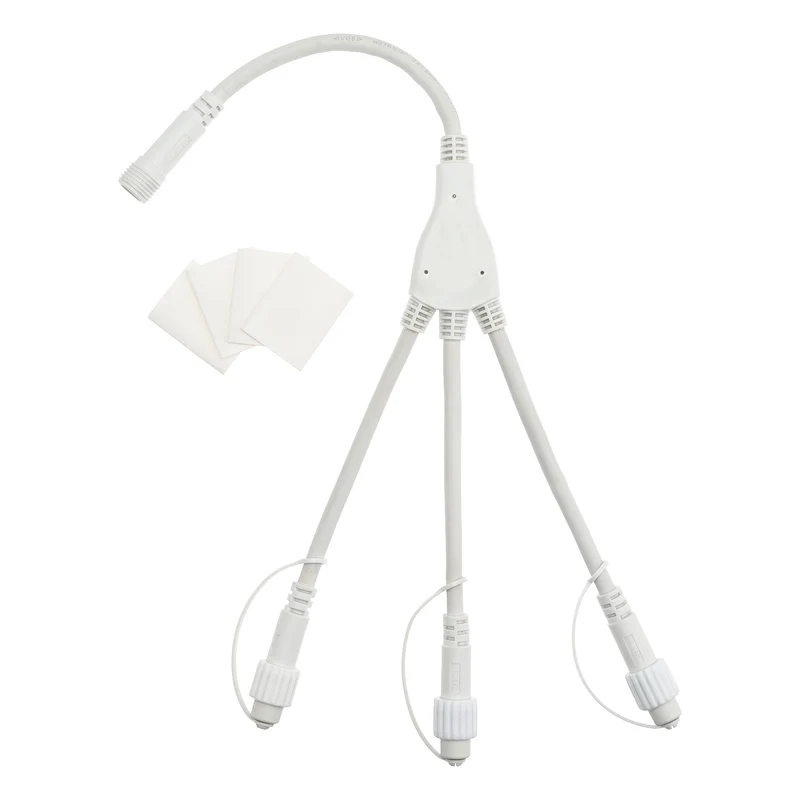 Connecteur multiple 3 sorties 15x15 cm
