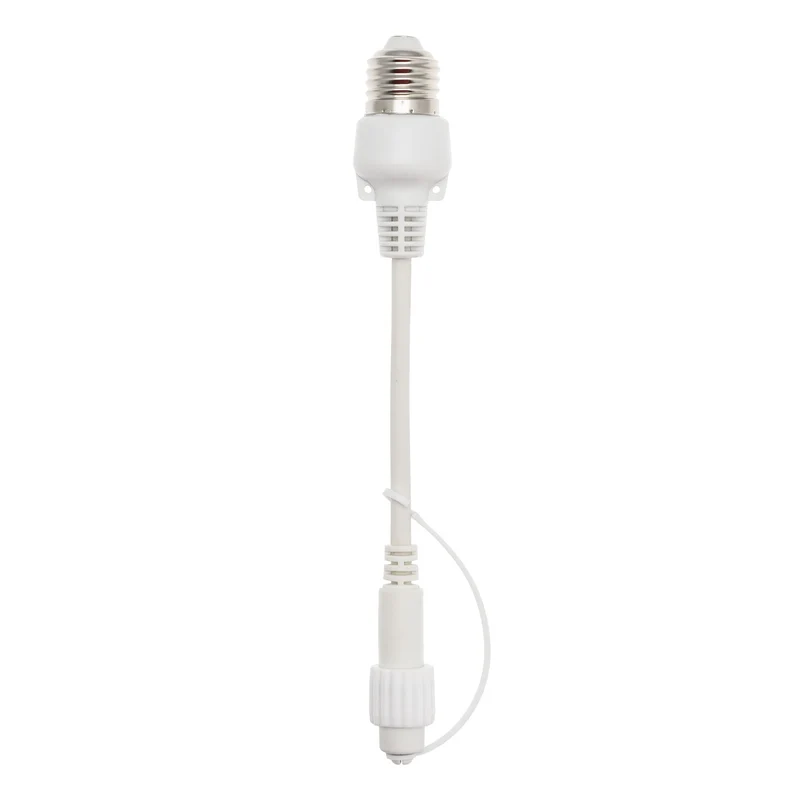 Connecteur E27 20cm 1 sortie max 15W – Corps blanc