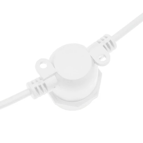 Guirlande lumineuse 5m avec 10 douilles E27 – Câble blanc