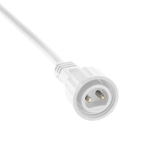 Guirlande lumineuse 5m avec 10 douilles E27 – Câble blanc