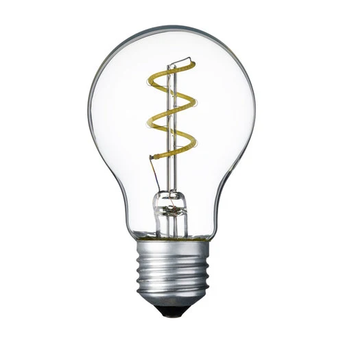 Lampe goutte spirale E27 36V Ø60mm Blanc