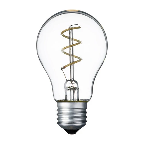 Lampe goutte spirale E27 36V Ø60mm Bleu
