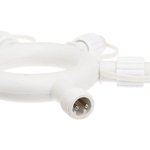 Connecteur Circulaire 18cm 5 Sorties 230V AC - Blanc
