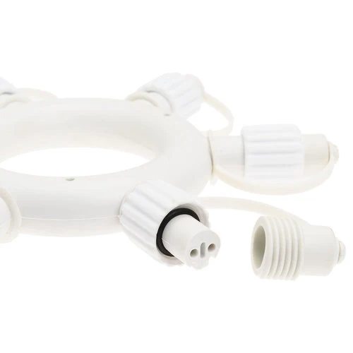 Connecteur Circulaire 18cm 5 Sorties 230V AC - Blanc