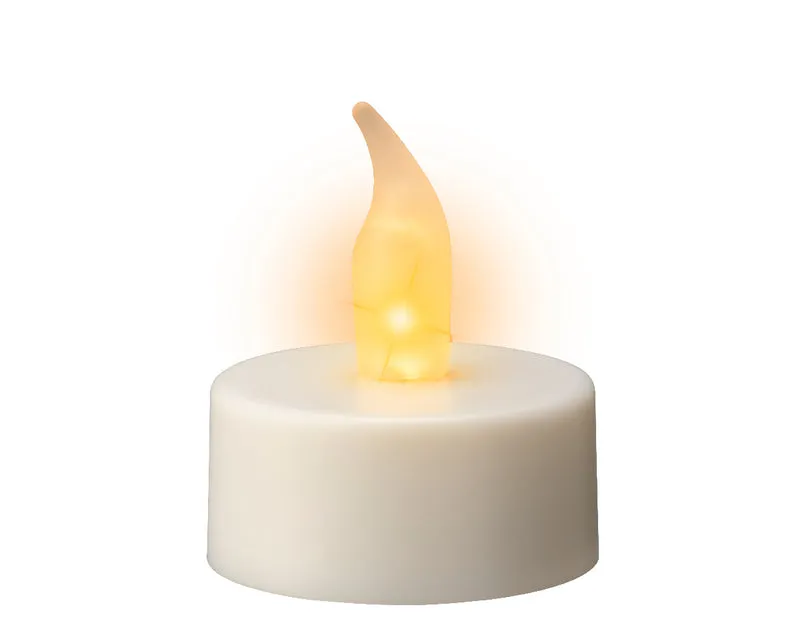 Photophore LED effet flamme 3,8x4,6 cm - 6 pcs