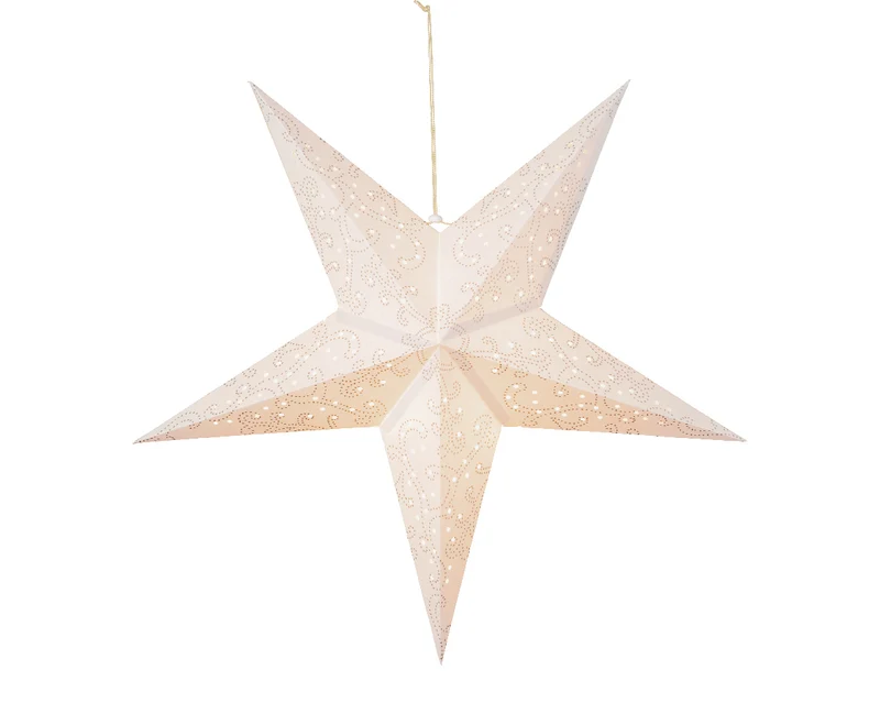 Étoile 20 LED en papier fixes 18x60x60 cm