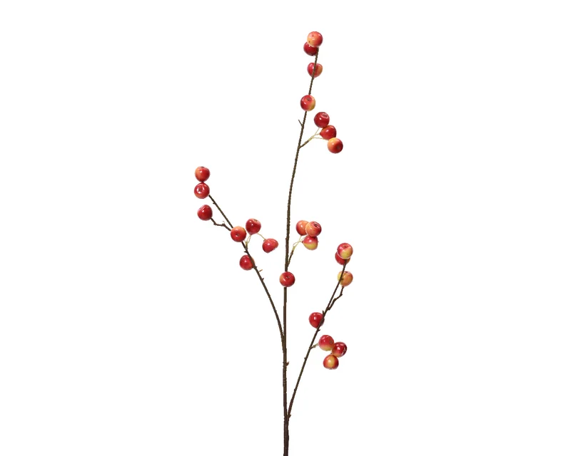 Branche de fruits rouges 20x7x96 cm
