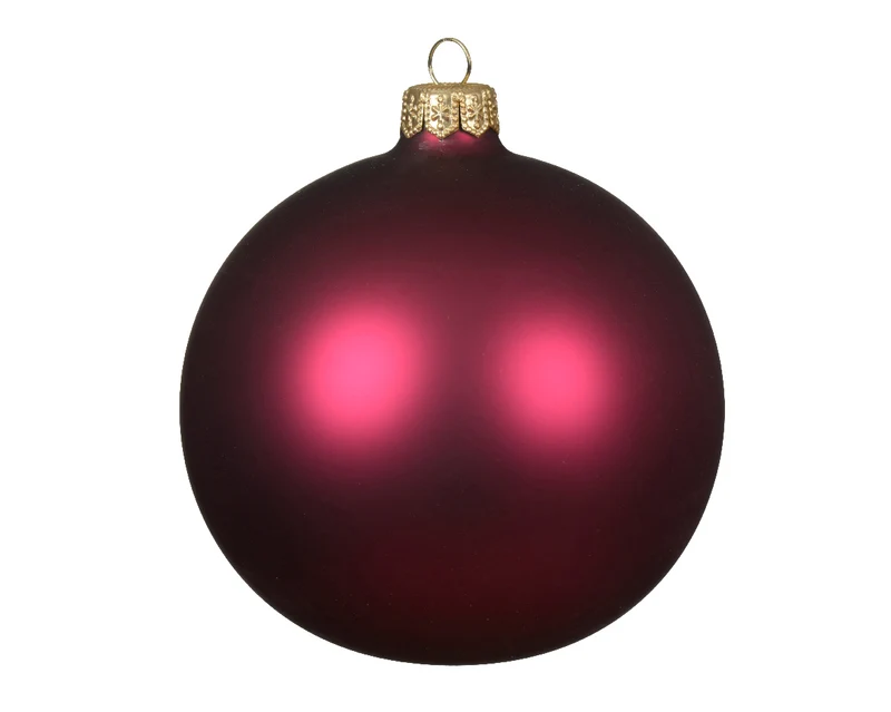Boules en verre grenade 10cm - 4 pièces