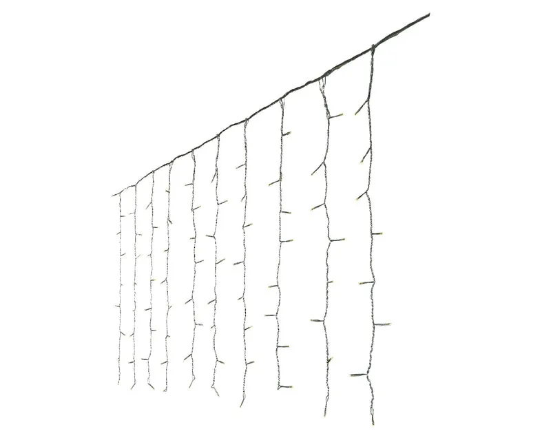 Rideau lumineux LED 12 fonctions 225x150 cm