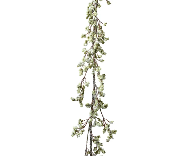 Guirlande de mousse de glace verte h. 130 cm