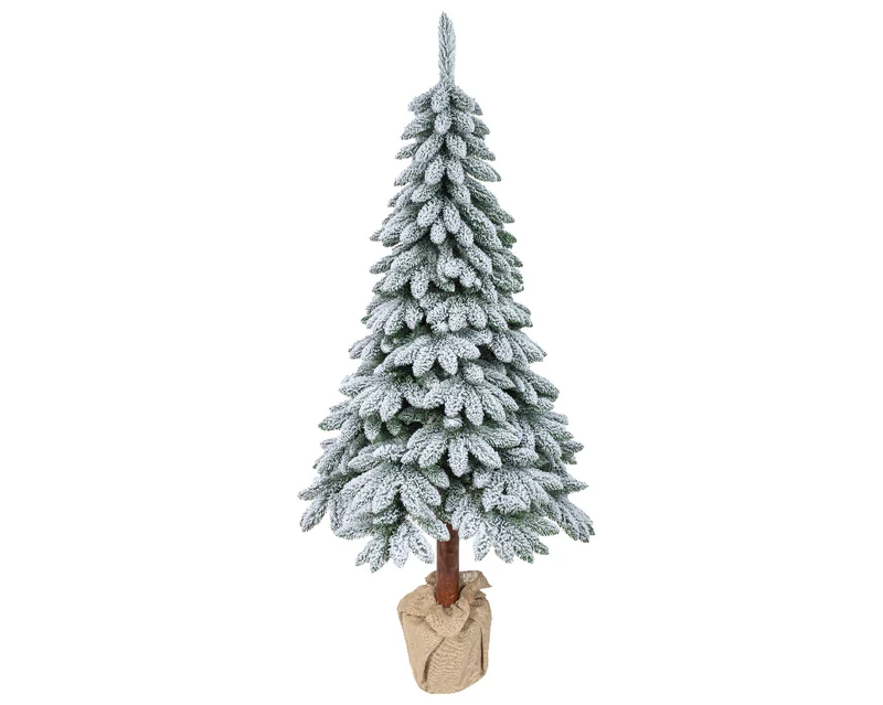 Arbre couvert de neige h. 180 cm x diamètre 85 cm