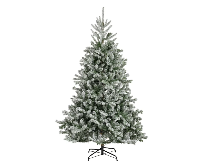 Sapin d'Alba enneigé 116x180 cm vert/blanc